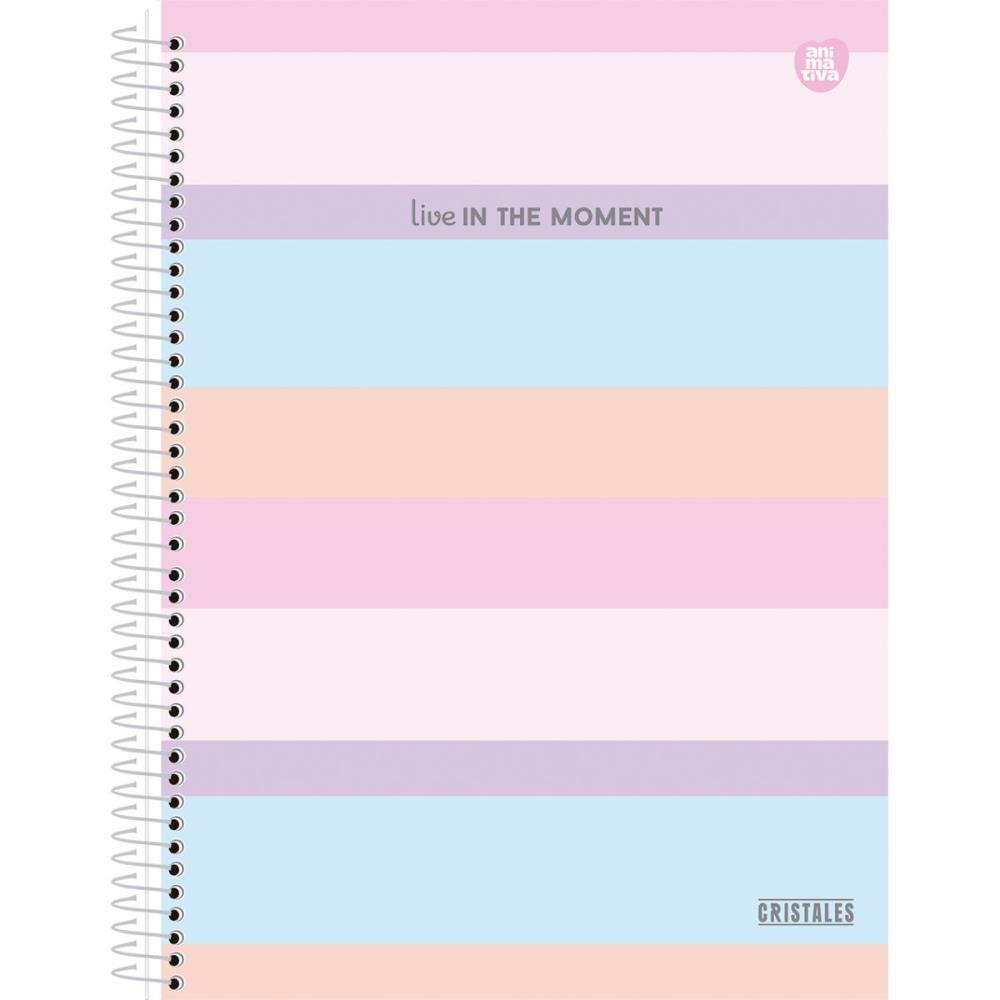 CADERNO 01X1 CP.DURA COLEGIAL CRISTALES 80F SD/ANIMATIVA PCT.C/04