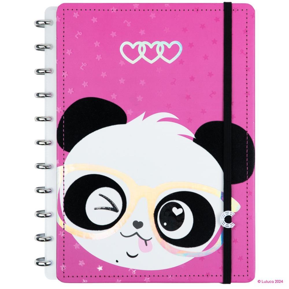 CADERNO INTELIGENTE GRANDE LULUCA PANDALU GLOW 80FLS CADERNO INTELIGENTE UNIDADE