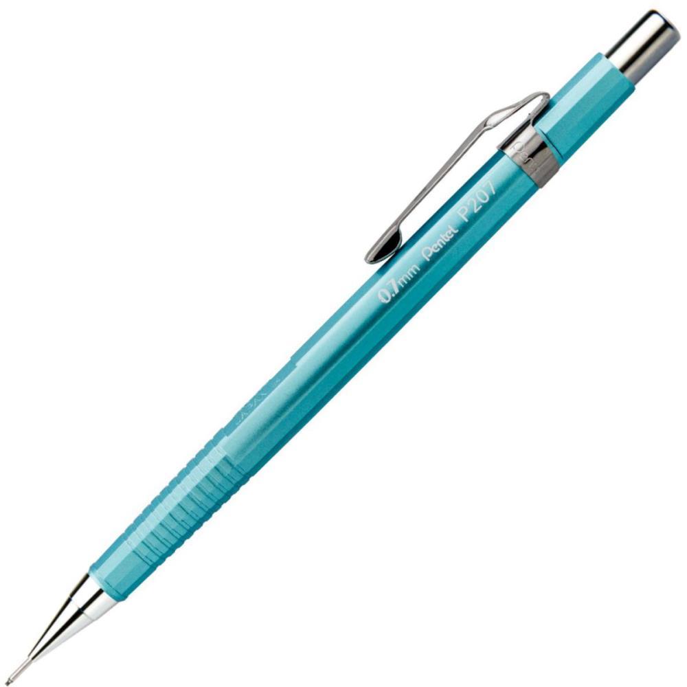 LAPISEIRA 0.7MM METALIZADA AZUL PENTEL CX.C/06