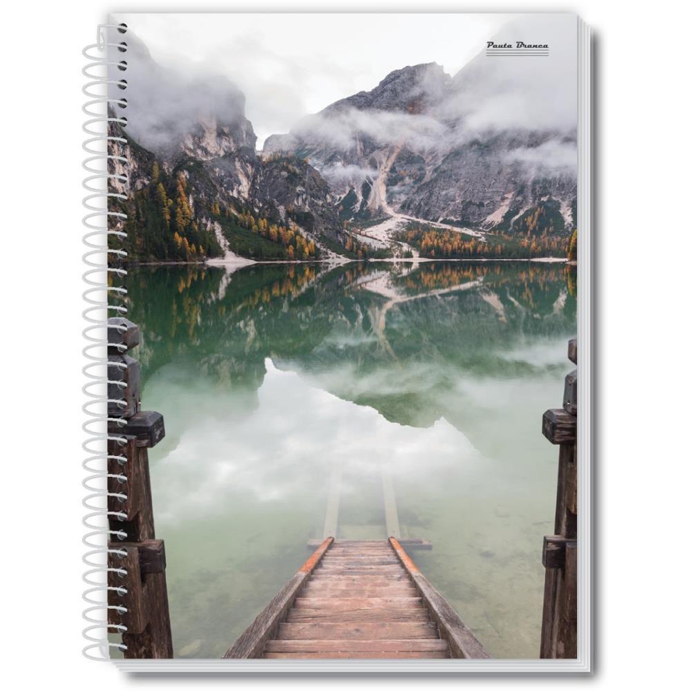 CADERNO 01X1 CAPA DURA NEW 96FLS. PAUTA BRANCA UNIDADE