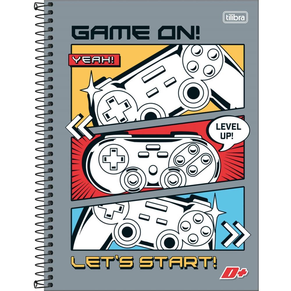 CADERNO 10X1 CAPA DURA D+ MASCULINO 200 FOLHAS TILIBRA UNIDADE
