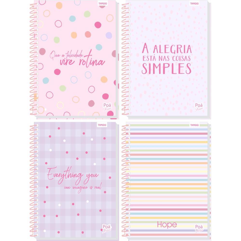 CADERNO 10X1 CAPA DURA POA 160 FOLHAS TAMOIO UNIDADE