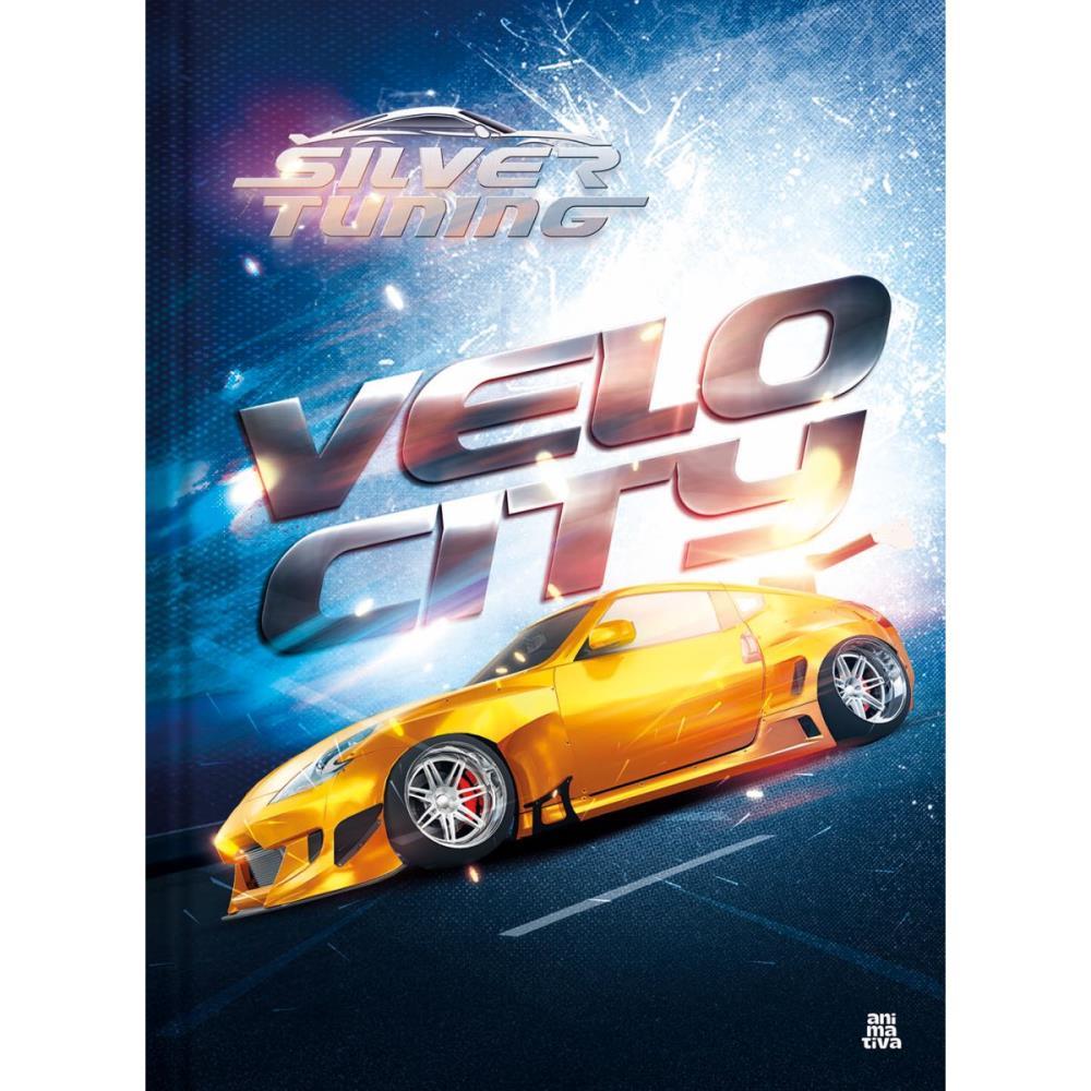 CADERNO BROCHURA 1/4 CAPA DURA SILVER TUNING 48F SD INOVACOES UNIDADE