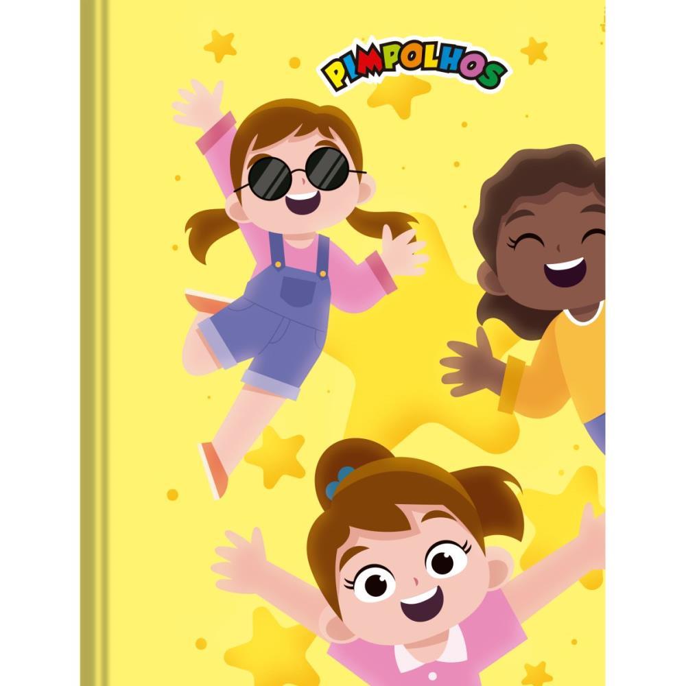 CADERNO BROCHURAO CAPA DURA PIMPOLHOS FEMININO 96F SD INOVACOES UNIDADE