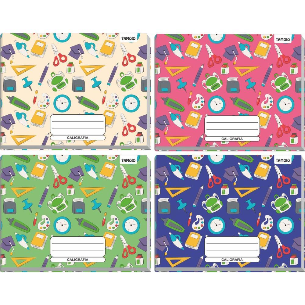 CADERNO CALIGRAFIA CAPA DURA DECORADO 96F 1/4 BROCH.HORIZ. TAMOIO UNIDADE