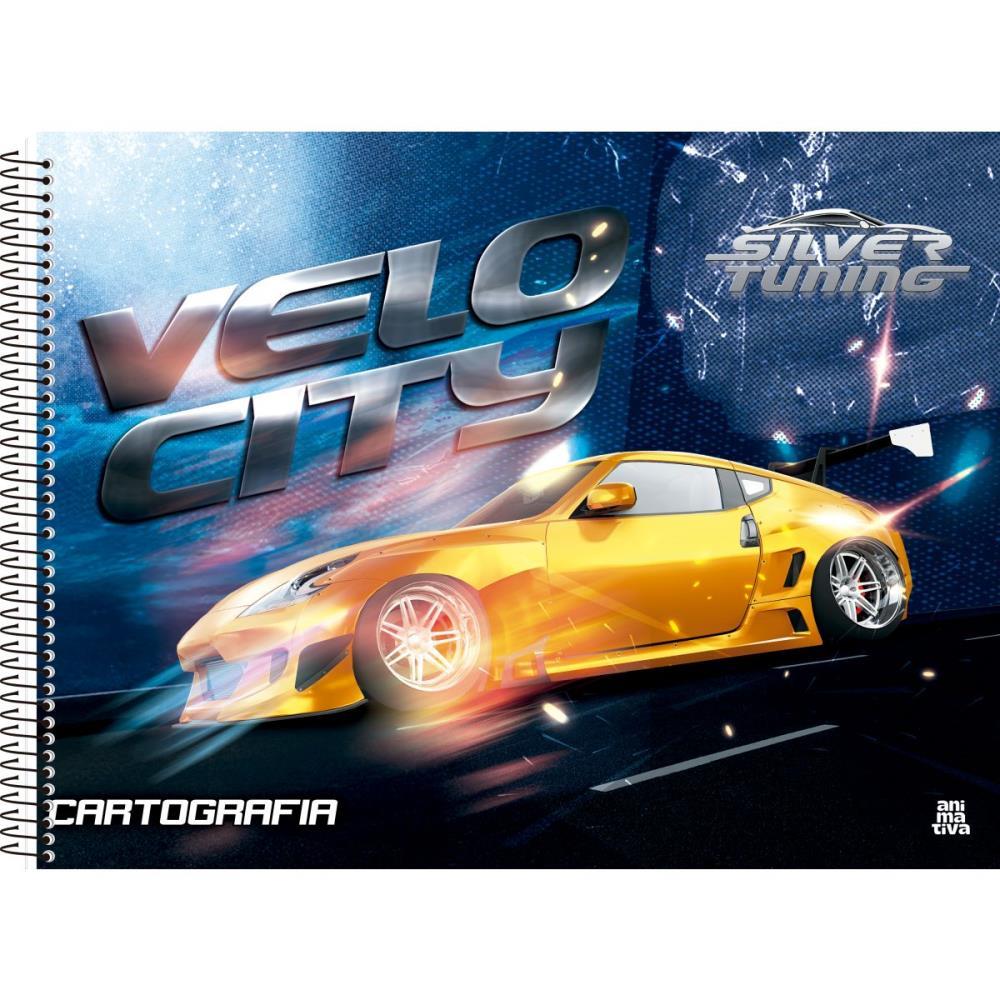 CADERNO DESENHO UNIV CAPA DURA SILVER TUNING 60F SD INOVACOES UNIDADE