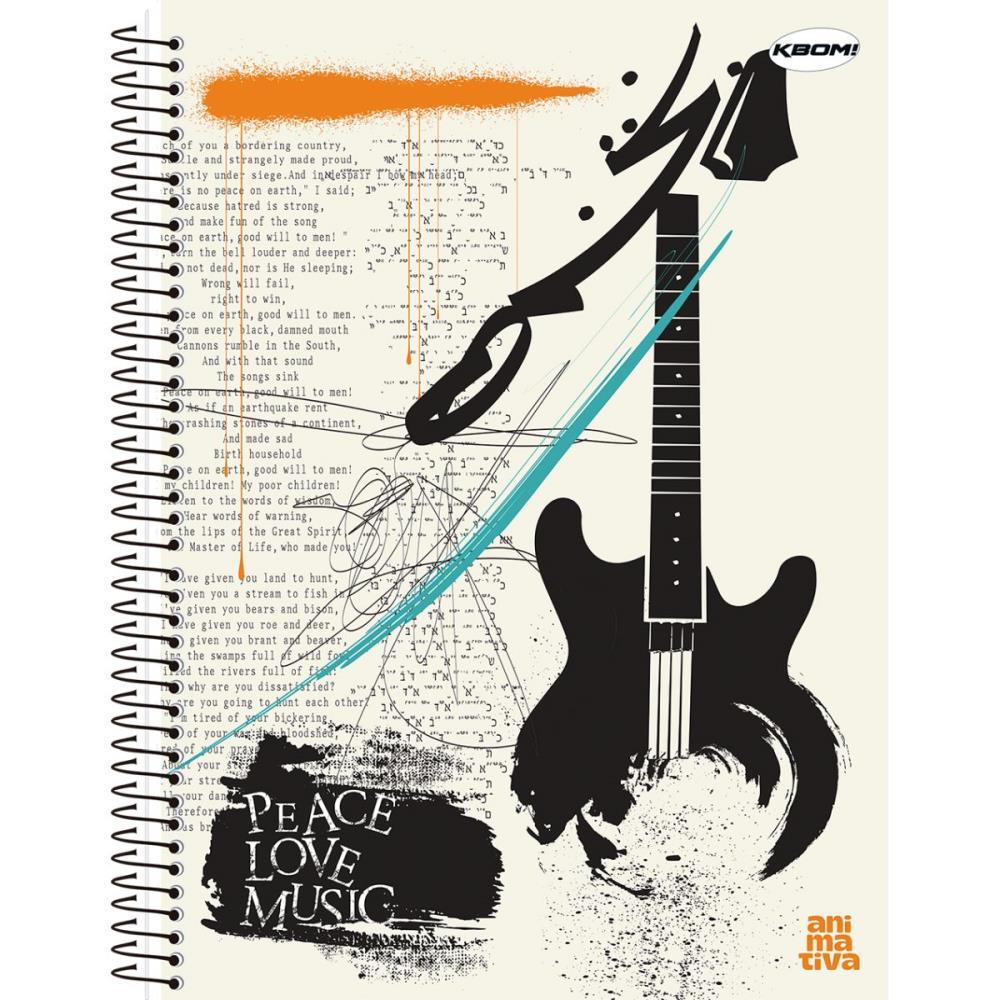 CADERNO ESPIRAL 1/4 CAPA DURA KBOM MASCULINO 96F SD INOVACOES UNIDADE