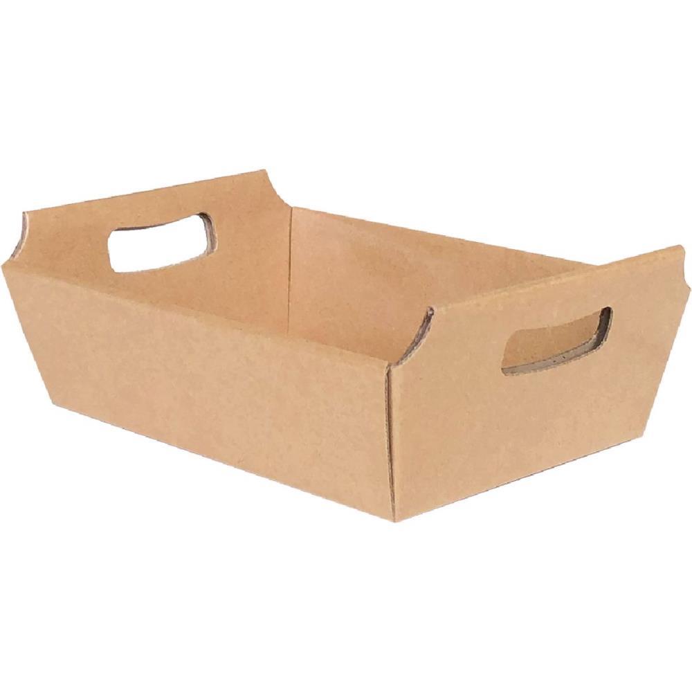 CESTA DE PAPEL KRAFT PEQUENA 9X22X15CM CRISTINA UNIDADE