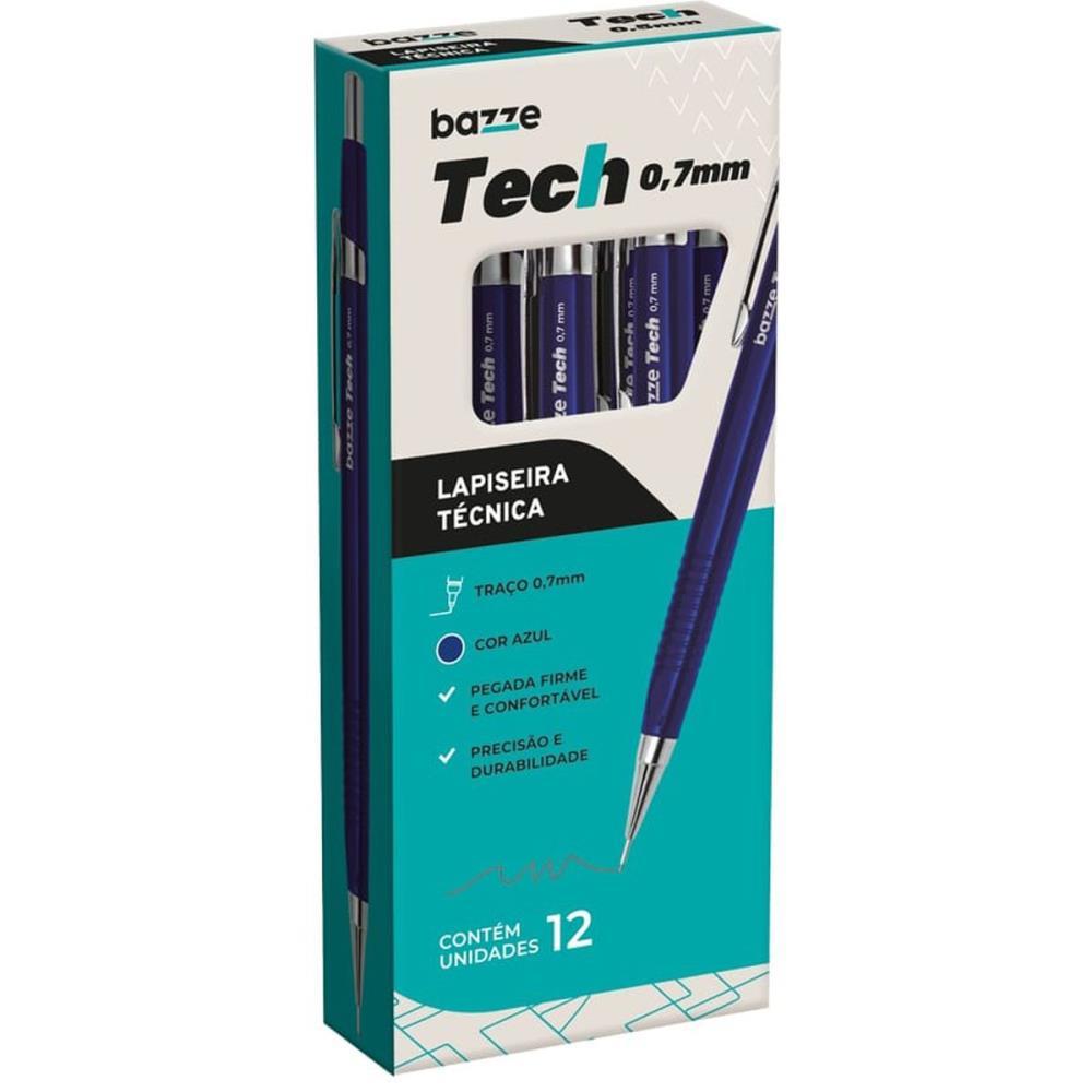 LAPISEIRA 0.7MM BAZZE TECH AZUL SUMMIT UNIDADE