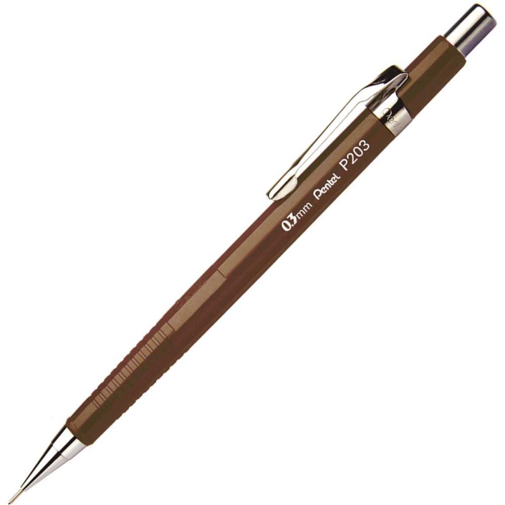LAPISEIRA 0.3MM PENTEL MARROM PENTEL UNIDADE