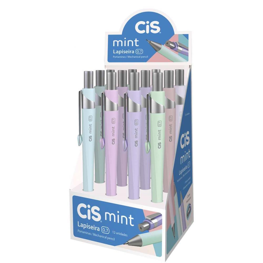 LAPISEIRA 0.7MM CIS MINT 6CORES TONS PASTEL SERTIC UNIDADE
