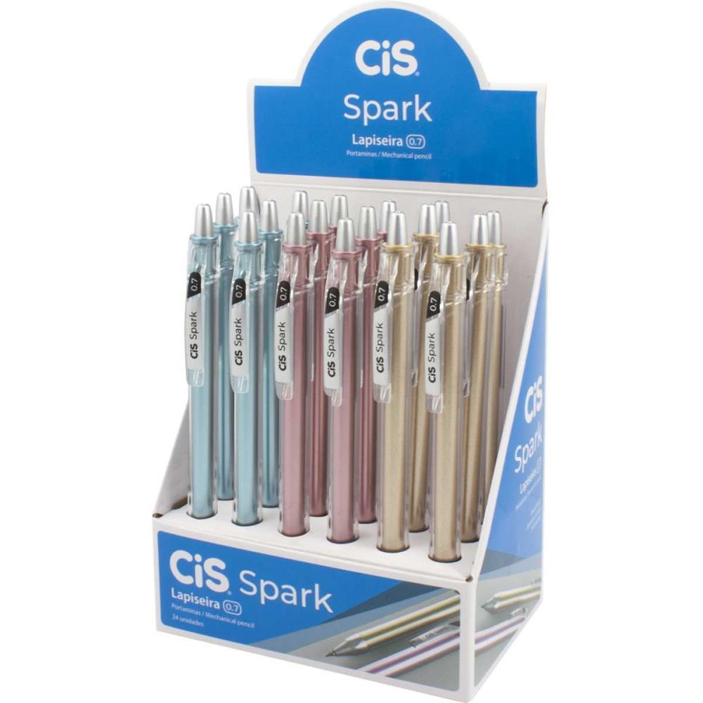 LAPISEIRA 0.7MM CIS SPARK 3CORES METALICAS SERTIC UNIDADE