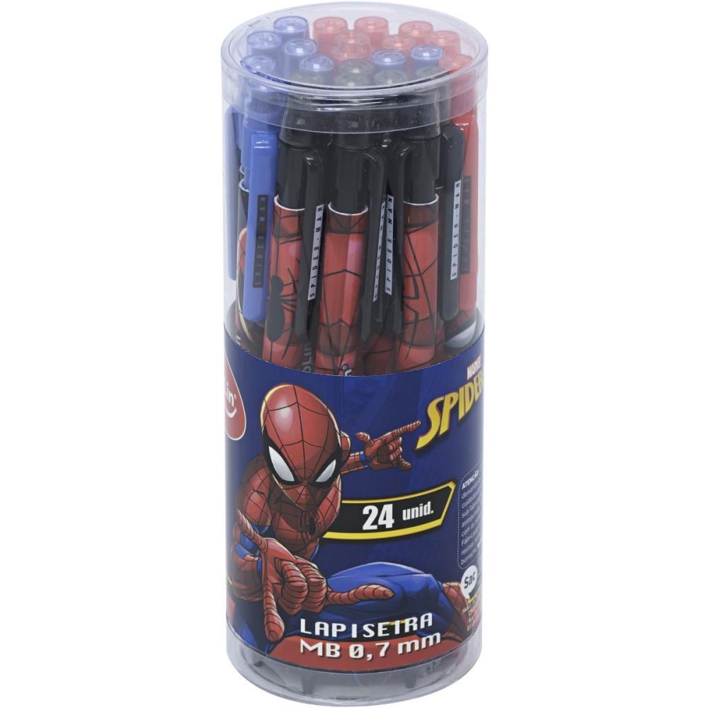 LAPISEIRA 0.7MM SPIDER MAN 3 CORES MOLIN UNIDADE