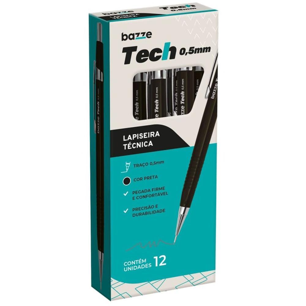 LAPISEIRA 0.5MM BAZZE TECH PRETO SUMMIT UNIDADE