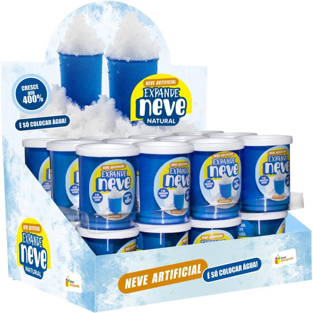 SLIME NEVE NATURAL 8G. EXPANDE DOCE BRINQUEDO UNIDADE