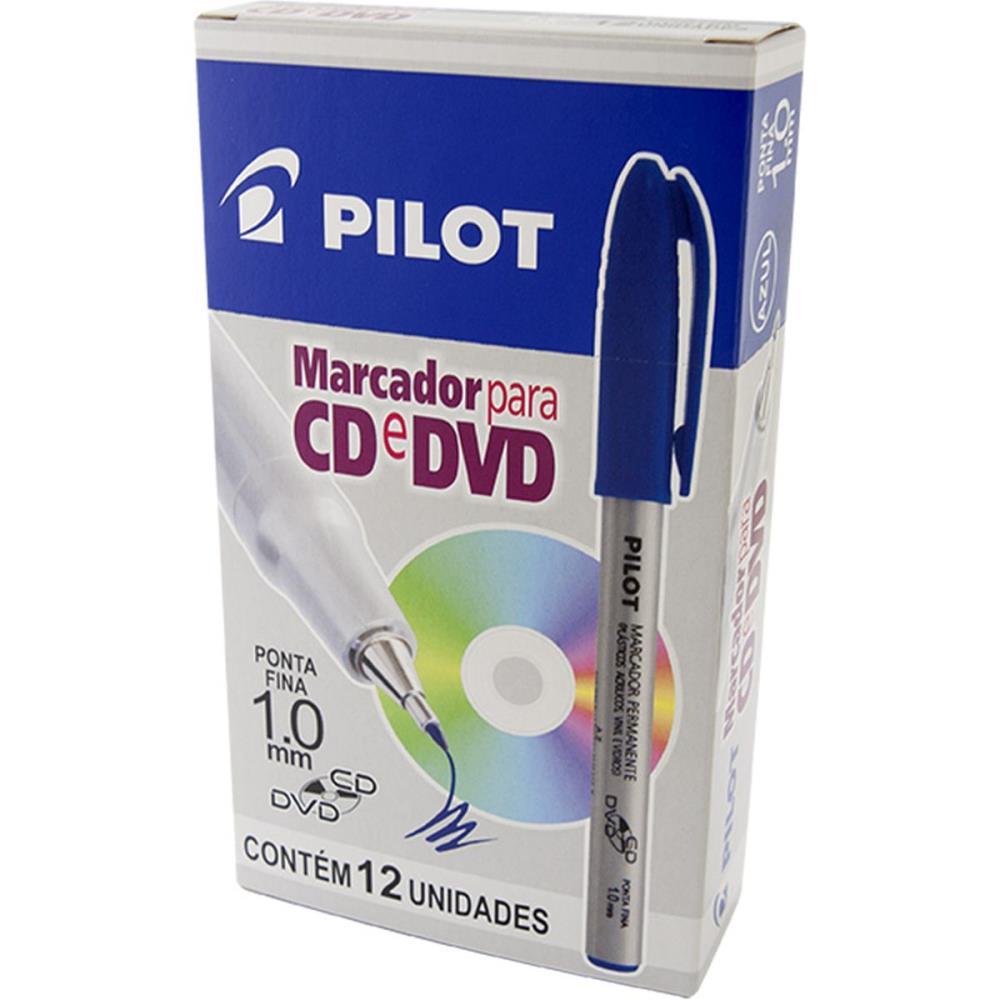 CANETA PARA CD 1.0MM PONTA FINA  AZUL PILOT UNIDADE