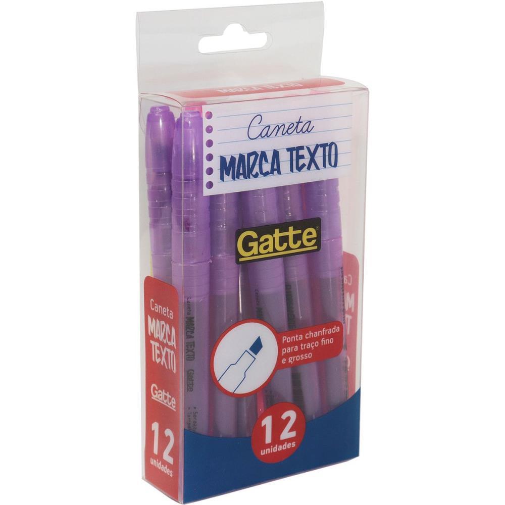 CANETA MARCA TEXTO GATTE LILAS 4MM MAKE+ UNIDADE