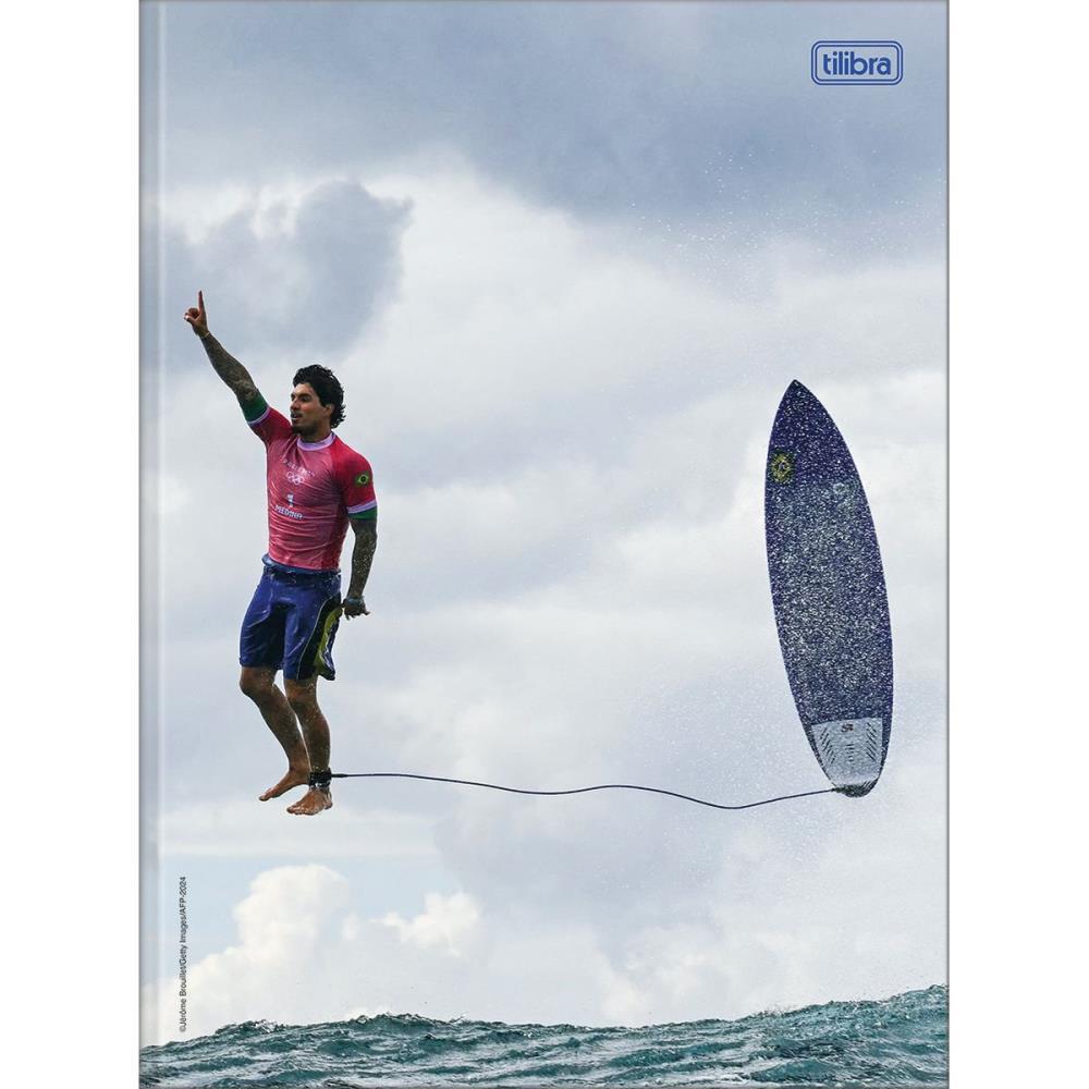 CADERNO BROCHURAO CAPA DURA GABRIEL MEDINA 80FLS TILIBRA UNIDADE