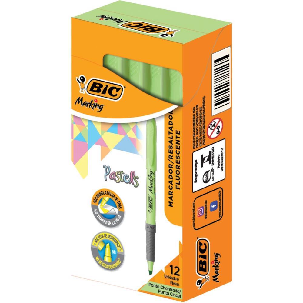 CANETA MARCA TEXTO MARKING VERDE PASTEL BIC UNIDADE