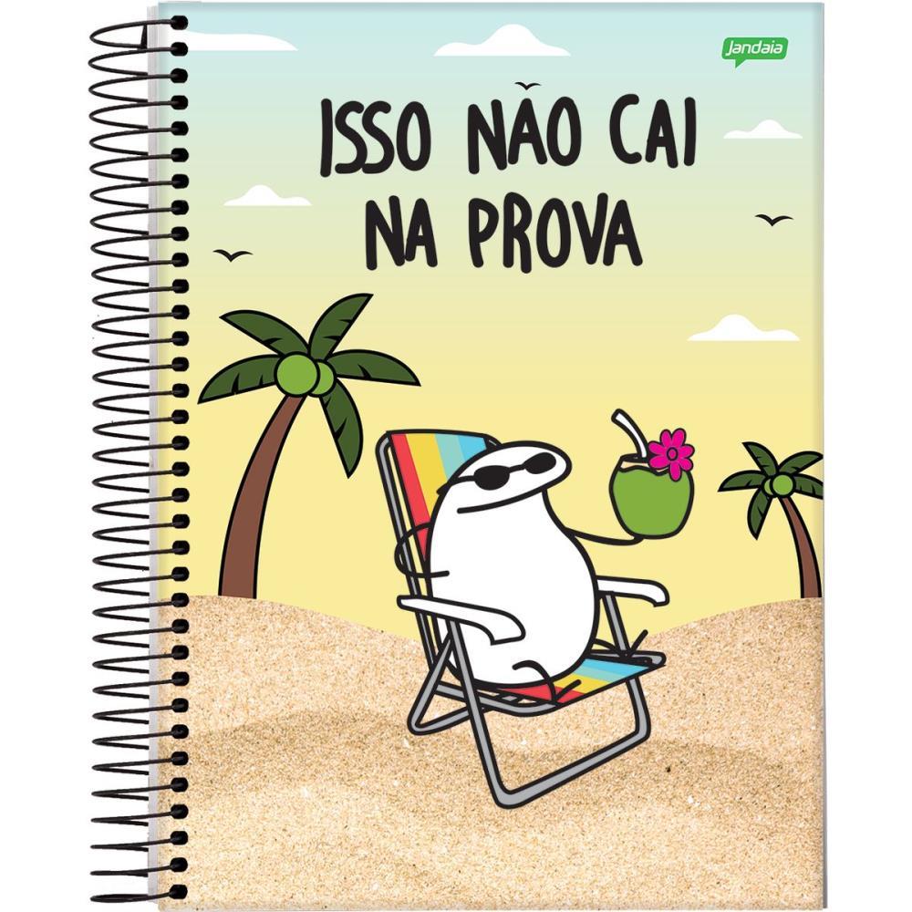 CADERNO 01X1 CAPA DURA FLORK 80FLS. JANDAIA UNIDADE