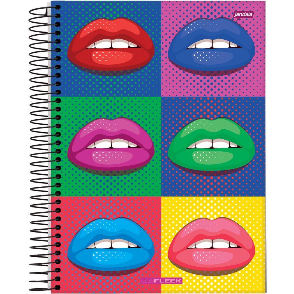 CADERNO 12X1 CAPA DURA ON FLEEK 240FLS. JANDAIA UNIDADE