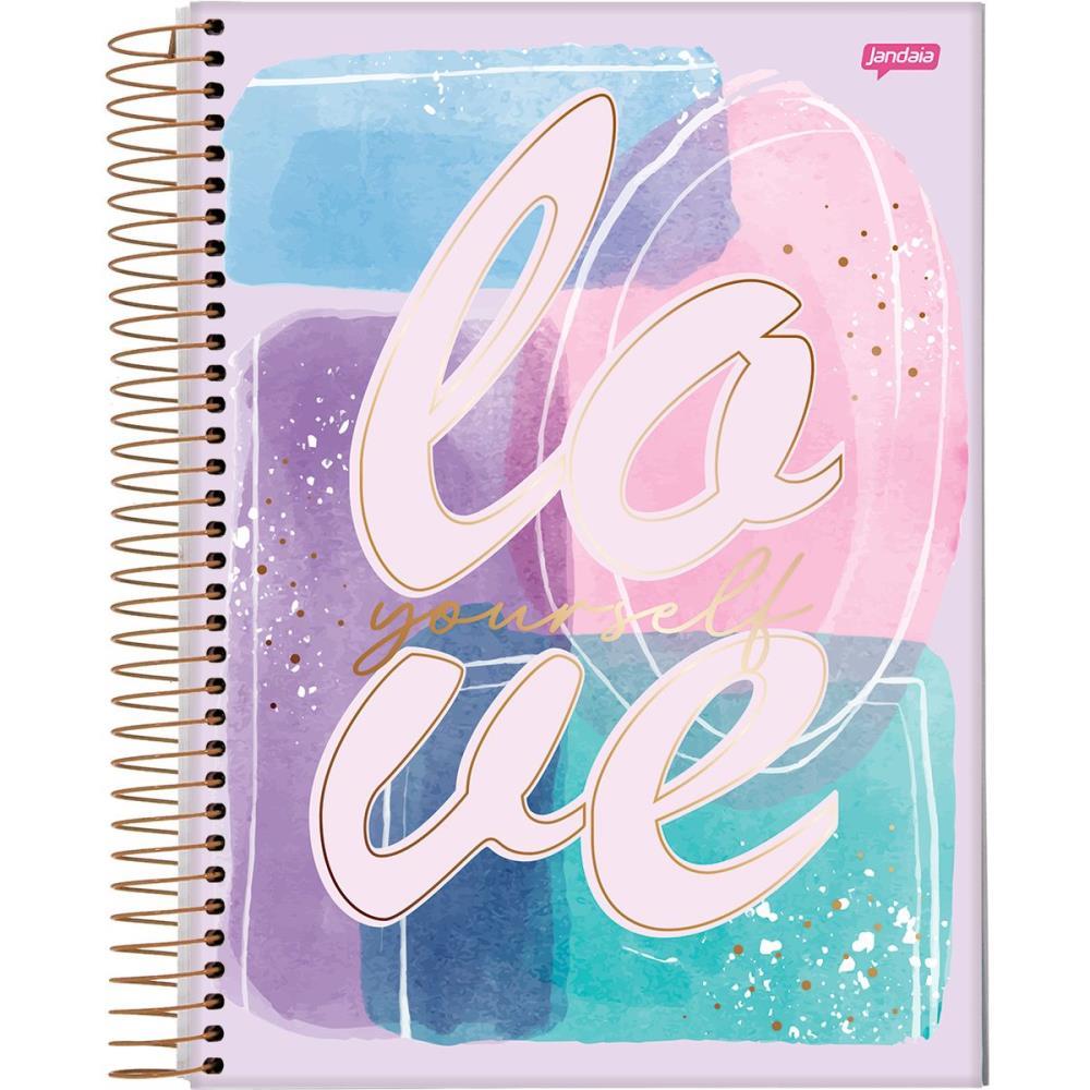 CADERNO 01X1 CAPA DURA LA CREME 80FLS. JANDAIA UNIDADE