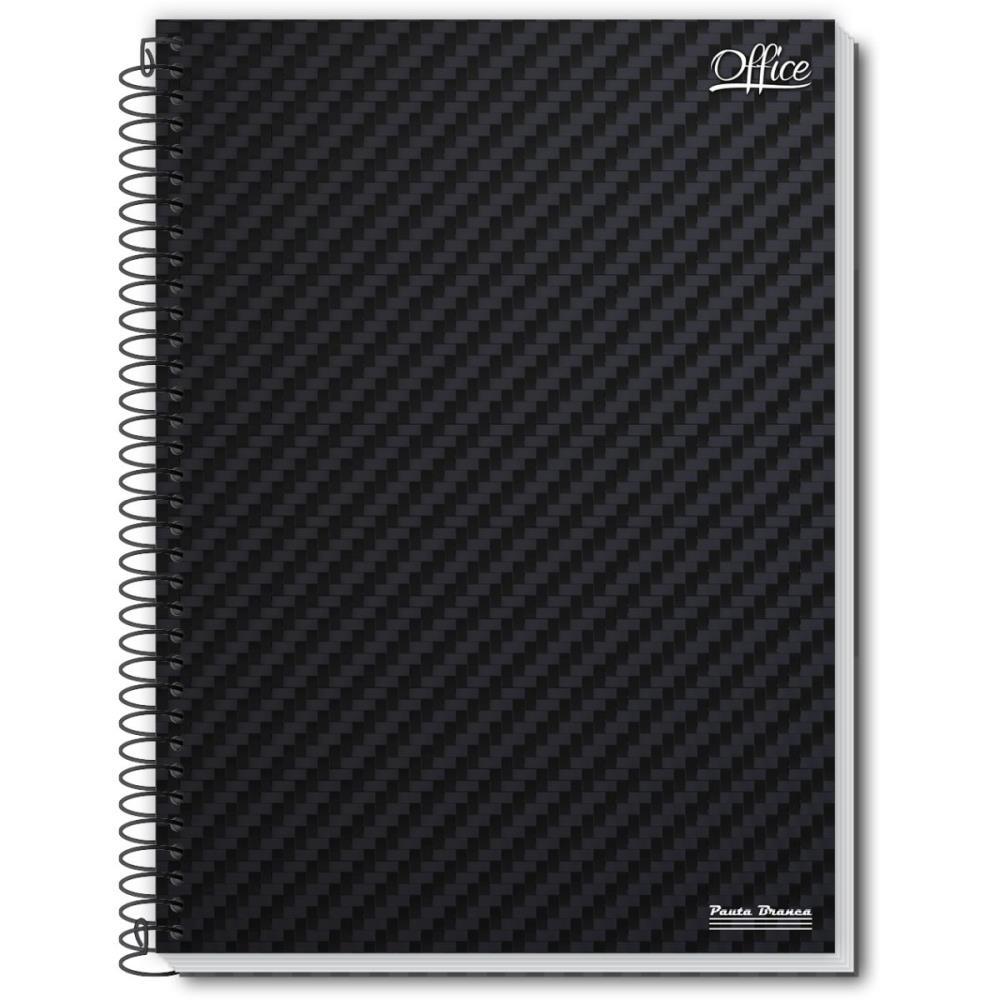 CADERNO 10X1 CAPA DURA OFFICE 160FLS. PAUTA BRANCA UNIDADE