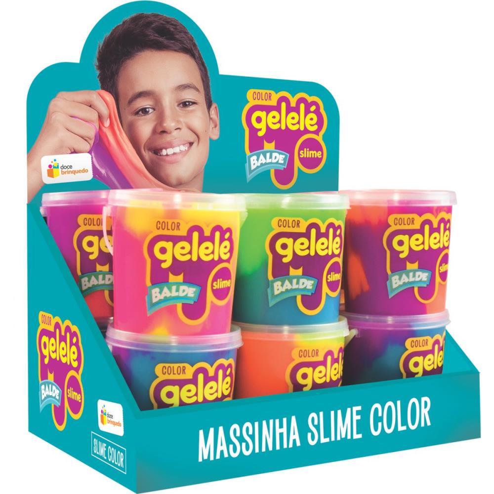 SLIME GELELÉ BALDE COLOR 457G DOCE BRINQUEDO UNIDADE