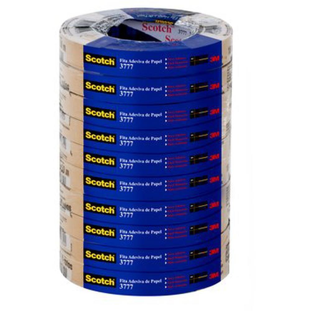 FITA PARA EMPACOTAMENTO PAPEL LISO 3777 18MMX50M MARR. 3M UNIDADE