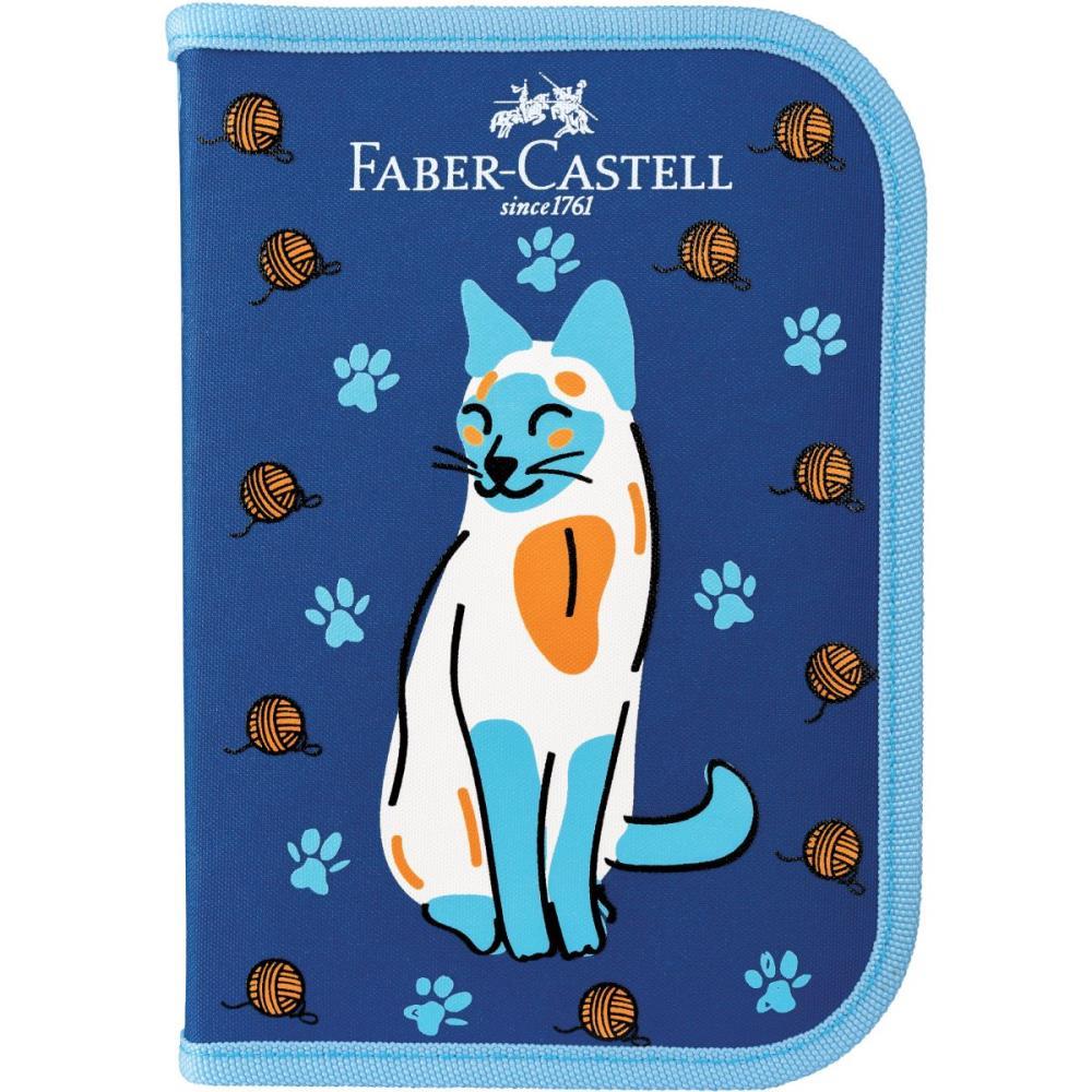 KIT ESCOLAR PETS GATO ESTOJO COMPLETO FABER-CASTELL UNIDADE