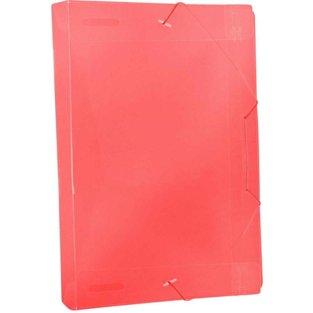 PASTA ABA ELASTICA PLASTICA OFICIO 40MM VERMELHO DAC UNIDADE