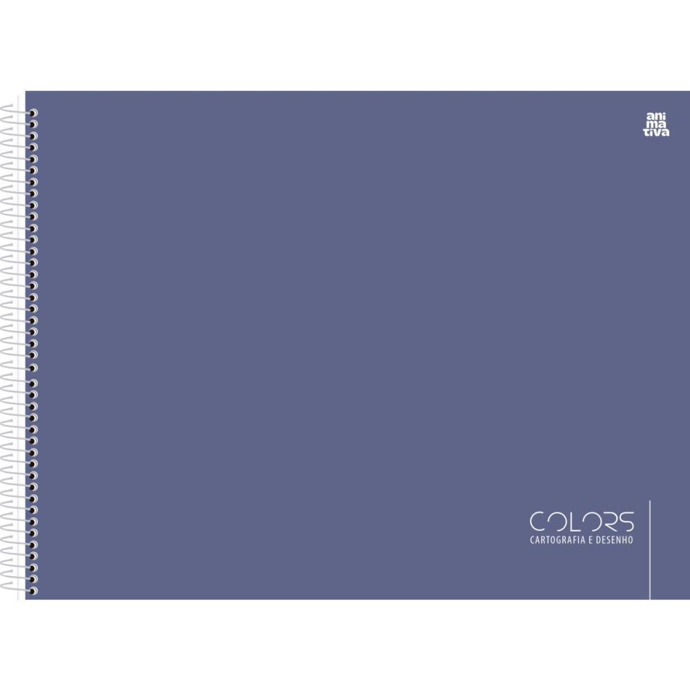 CADERNO DESENHO UNIV CAPA DURA COLORS 60F SD/ANIMATIVA UNIDADE