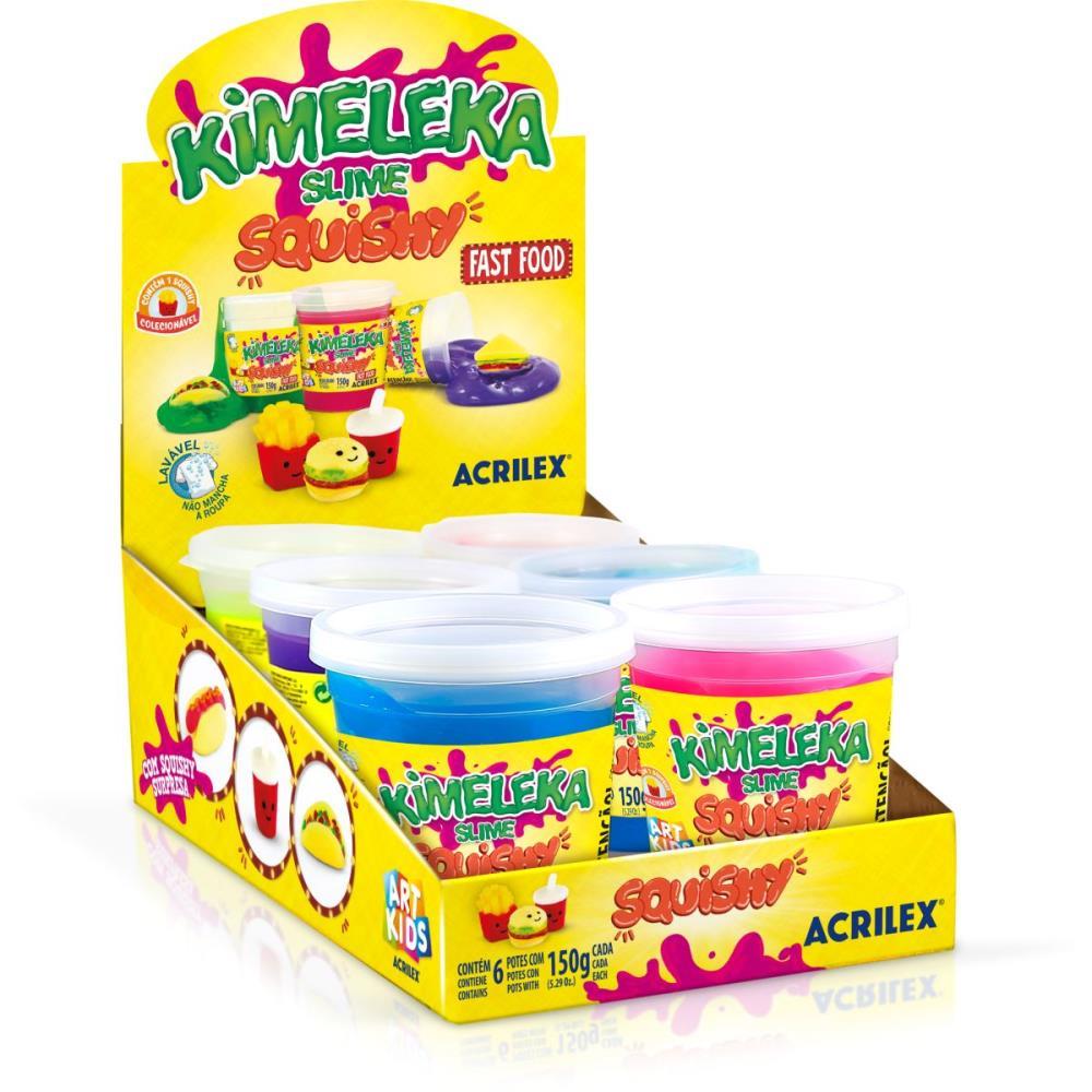 SLIME KIMELEKA FAST FOOD 150G SORTID ACRILEX UNIDADE
