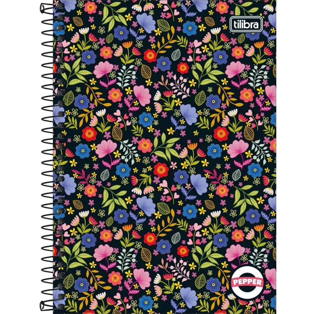 CADERNO ESPIRAL 1/4 CAPA DURA PEPPER 80FLS. TILIBRA UNIDADE