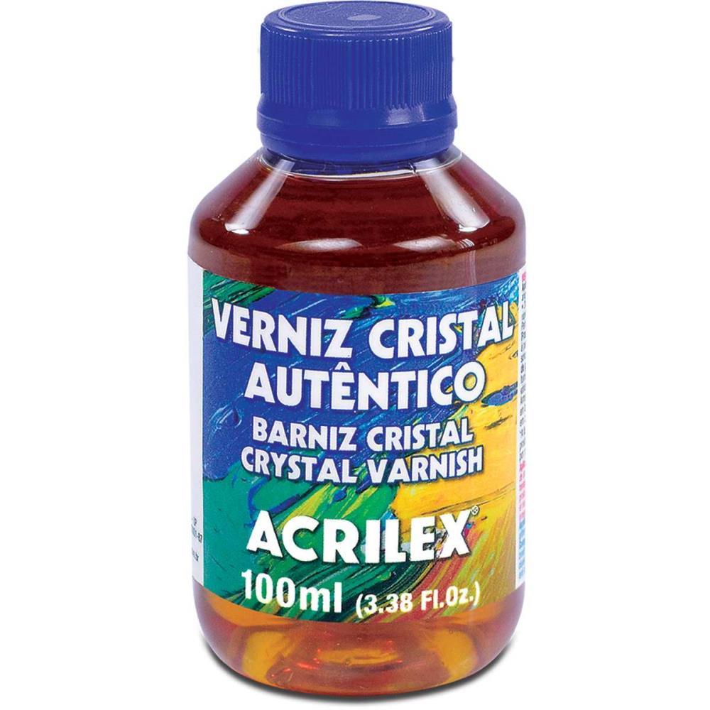 PRODUTO PARA ARTESANATO VERNIZ CRISTAL 100ML ACRILEX UNIDADE