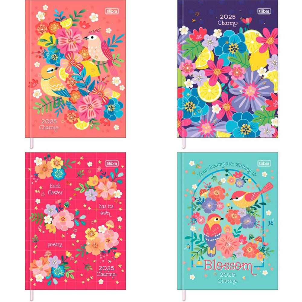 AGENDA 2025 CHARME CD COST 176F 123X166MM TILIBRA UNIDADE