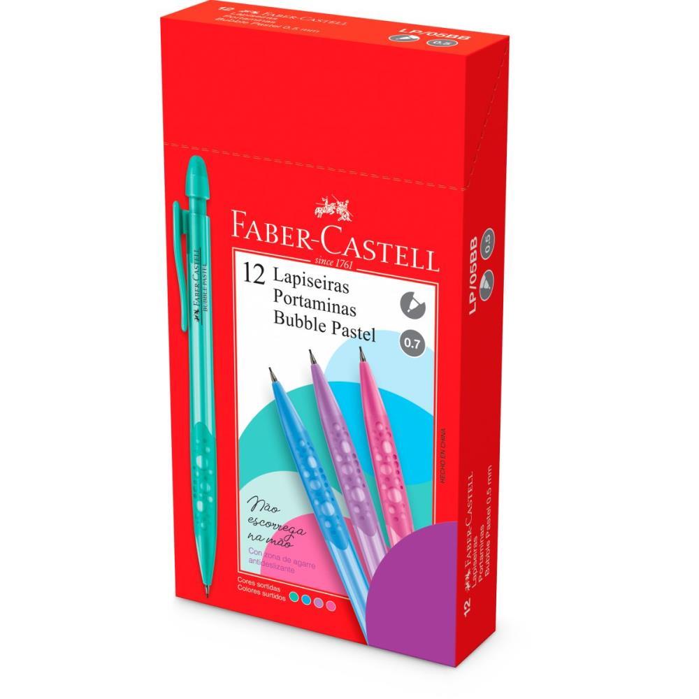 LAPISEIRA 0.7MM BUBBLE PASTEL MIX FABER-CASTELL UNIDADE
