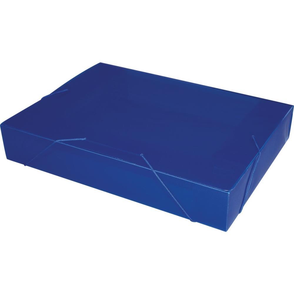 PASTA ABA ELASTICA PLASTICA OFICIO 55MM AZUL ACP UNIDADE