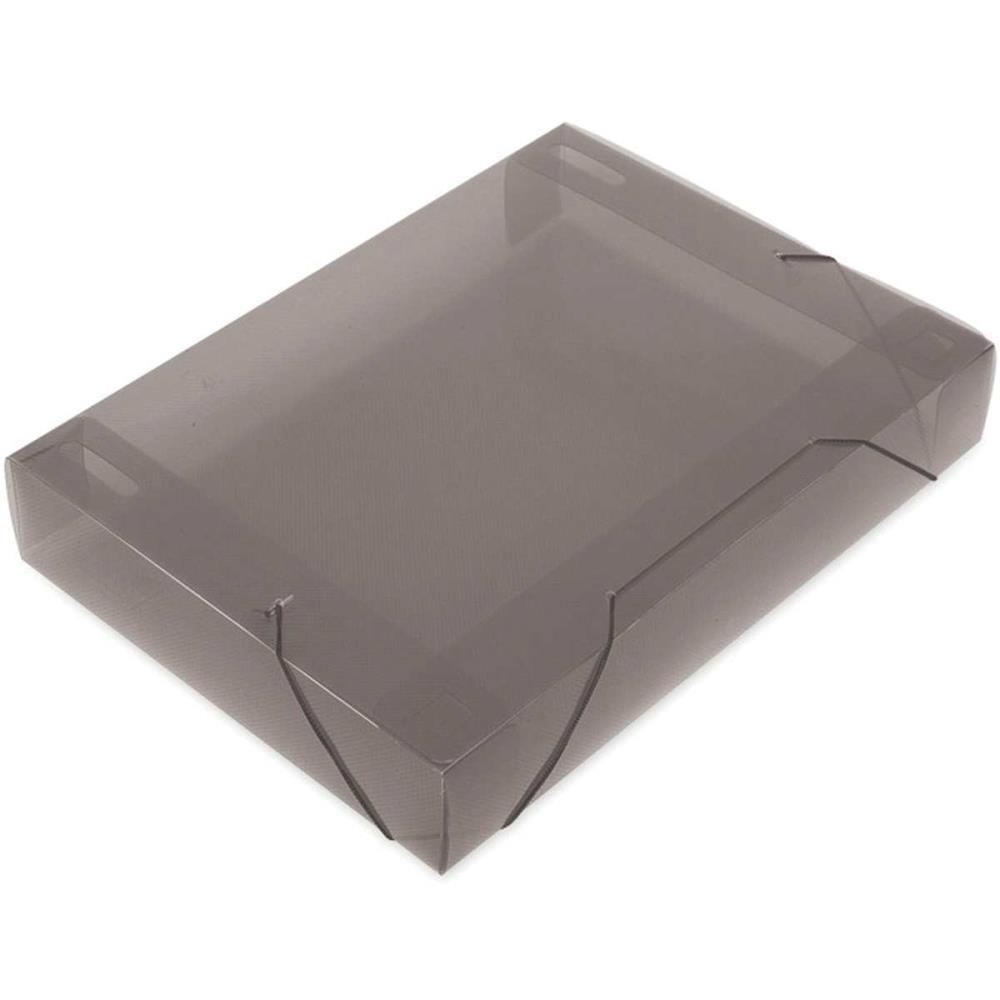 PASTA ABA ELASTICA PLASTICA OFICIO 55MM FUME SOFT POLIBRAS UNIDADE