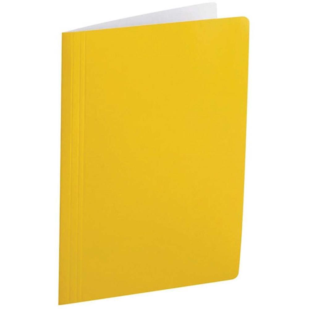 PASTA GRAMPO TRILHO PAPEL OFICIO AMARELA POLYCART UNIDADE