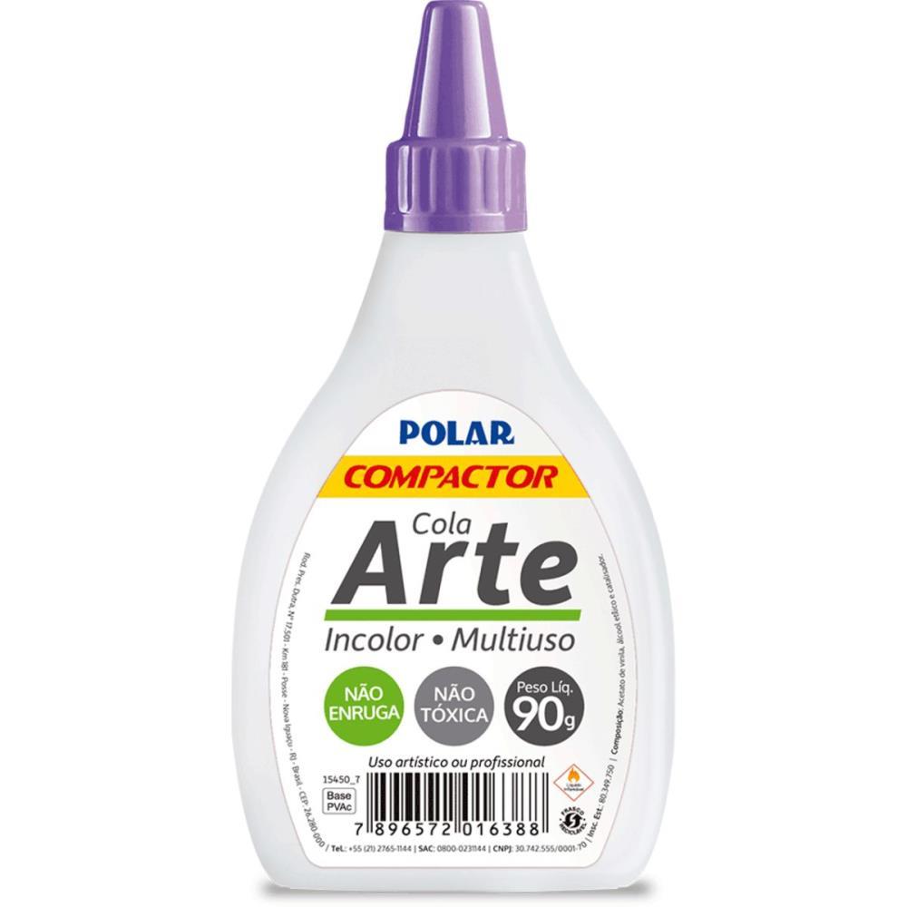 COLA PARA ARTESANATO POLAR ARTE 90G COMPACTOR UNIDADE