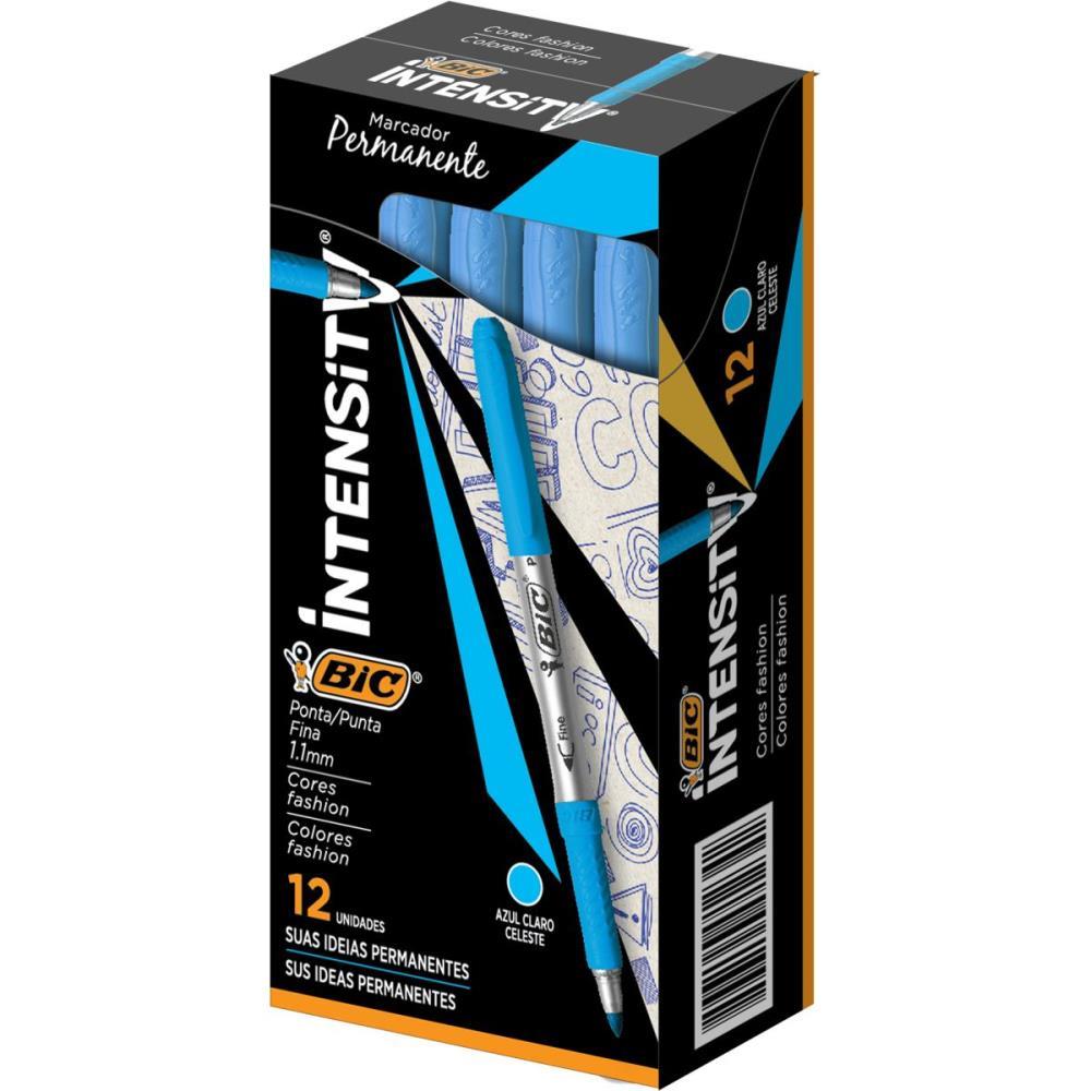 PINCEL MARCADOR PERMANENTE MARKING FASHION 1.1MM AZUL BIC UNIDADE
