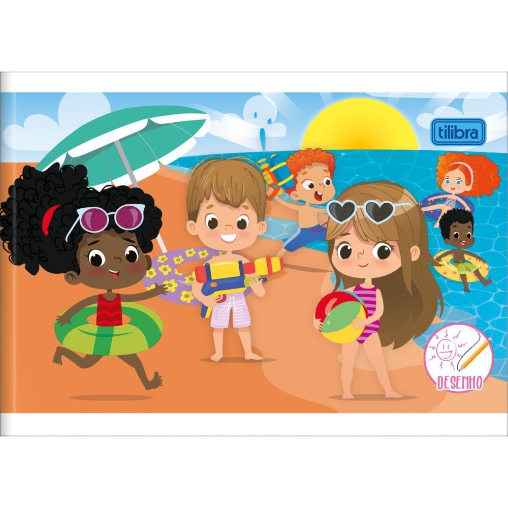 CADERNO DESENHO 1/4 SAPECA 40F FEM/MASC BROCHURA TILIBRA UNIDADE