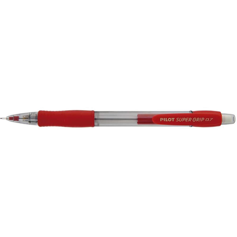 LAPISEIRA 0.5MM SUPERGRIP 0.5 H-185 VERMELHA PILOT UNIDADE