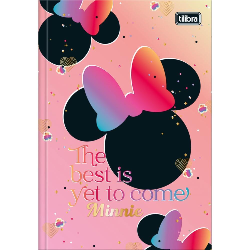 CADERNO BROCHURA 1/4 CAPA DURA MINNIE TOP 48FLS. TILIBRA UNIDADE