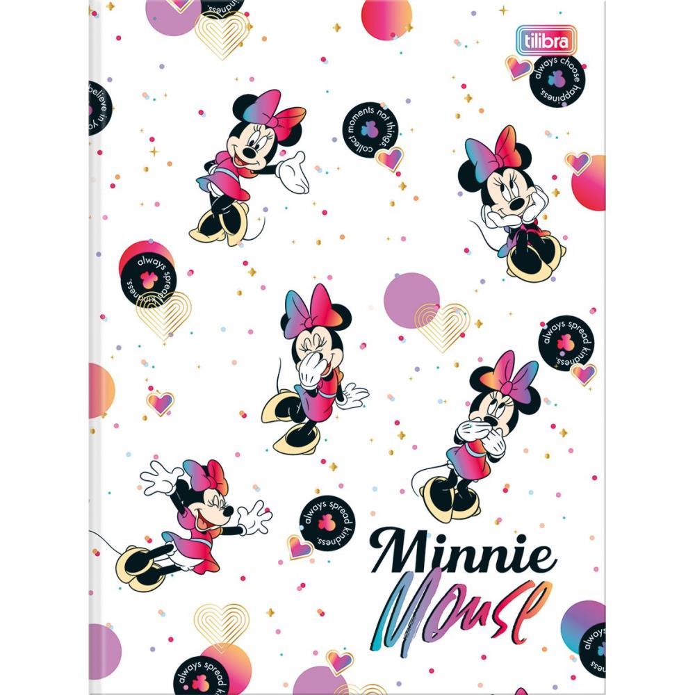 CADERNO BROCHURAO CAPA DURA MINNIE 80FLS. TILIBRA UNIDADE