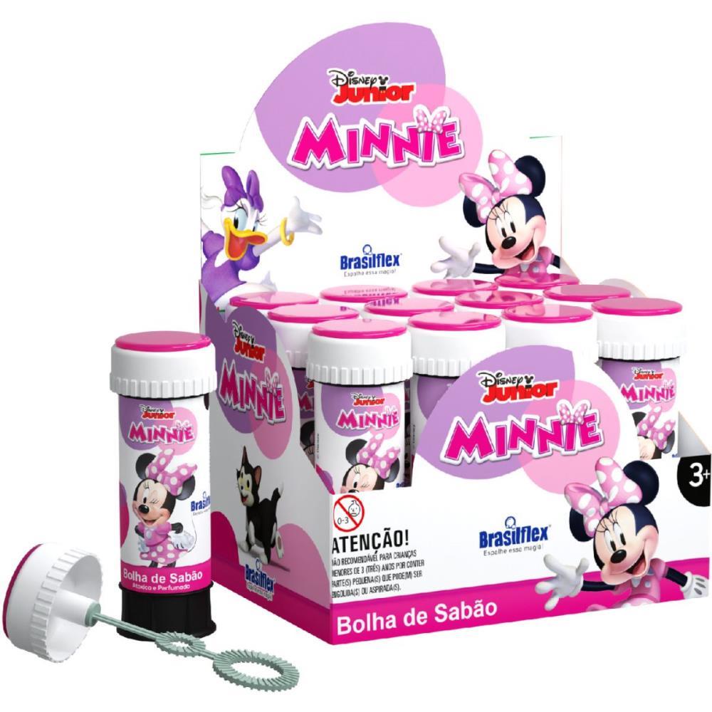 BOLHA DE SABAO MINNIE 60ML C/JOGO BRASILFLEX UNIDADE