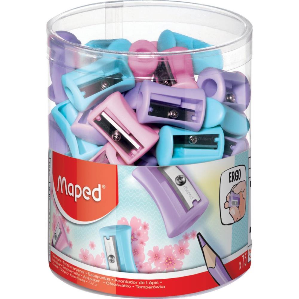 APONTADOR SEM DEPOSITO VIVO PASTEL 1 FURO CORES SORT MAPED DP.C/75
