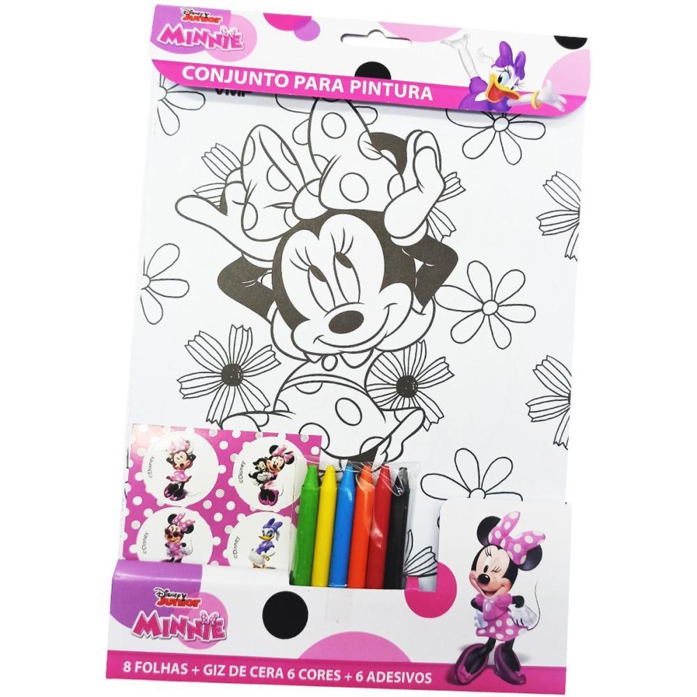 BRINQUEDO PARA COLORIR KIT PINTURA MINNIE 26X19 20PCS V.M.P. UNIDADE