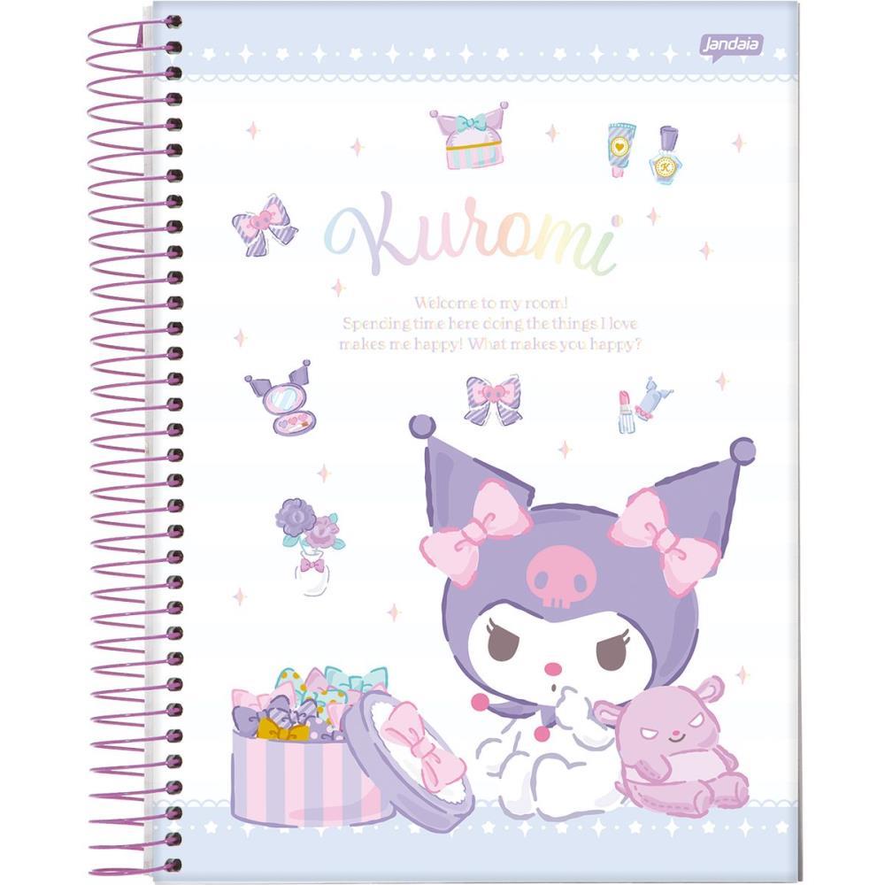 CADERNO 10X1 CAPA DURA KUROMI 160 FLS JANDAIA PCT.C/04